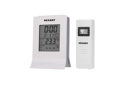 REXANT (700595) МЕТЕОСТАНЦИЯ С БЕСПРОВОДНЫМ ВЫНОСНЫМ ДАТЧИКОМ