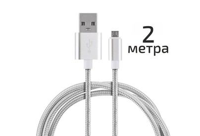 ENERGY ET292 USB/MicroUSB, цвет  серебро 104111