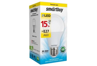 SMARTBUY (SBLA601530KE27) 15W/3000/E27