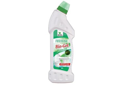 CLEAN&GREEN CG8072 для чистки сантехники BioGel (с активным хлором) 750 мл.