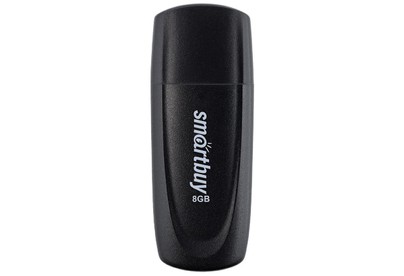 SMARTBUY (SB008GB2SCK) UFD 2.0 008GB Scout Black черный