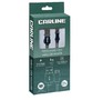 CARLINE CAB03121 USBmicroUSB 2.1А 1 метр тканевая оплетка