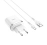 HOCO (6931474716286) C12Qm QC3.0 White + кабель MICRO USB