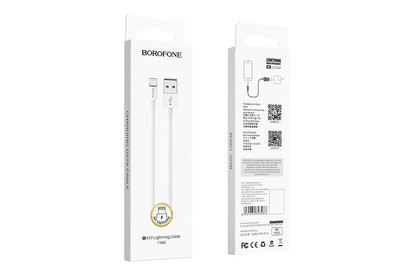 BOROFONE (6931474703286) BX22 Bloom USB8 Pin 2A 1м белый