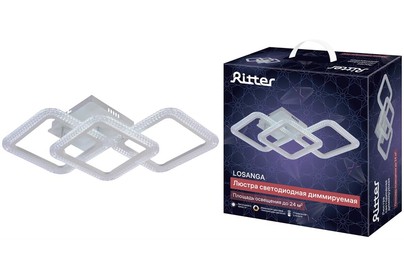 RITTER 52926 6 LOSANGA 78Вт/3000К/4200К/6300К белый