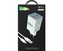 MORE CHOICE (4620202550293) NC69i СЗУ 2USB 3.0A QC3.0 быстрая зарядка для Lighting 8pin White