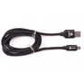 HARPER SCH330 BLACK (MICROUSB, 1м, оплетка силикон)