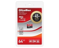 OLTRAMAX MicroSDXC 64GB Class 10 UHS1 Elite [OM064GCSDXC10UHS1ElU1 w]