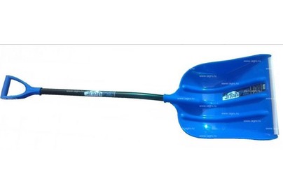 ИНСТРУМ АГРО Лопата пластмассовая ЭЛЬБРУС со съёмным алюм. чер и V р 100176