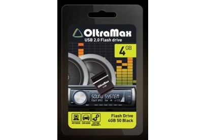 OLTRAMAX 4GB 50 черный [OM004GBmini50B]