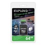 EXPLOYD MicroSDXC 64GB Class 10 (U3) V30 Vision + адаптер (SD 95 MB/s) [EX64GCSDXC10U3V30]