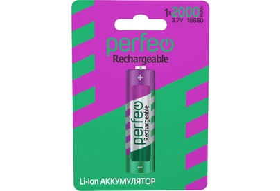 PERFEO (PF_C3317) LIION 18650 2000MAH/1BL 3.7V
