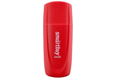 SMARTBUY (SB064GB2SCR) UFD 2.0 064GB Scout Red красный
