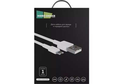 MORE CHOICE (4610196408199) K19m USB 2.0A для micro USB  2м White