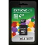 EXPLOYD MicroSDHC 4GB Class4 + адаптер SD [EX004GCSDHC4AD]