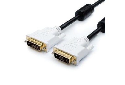 ATCOM (АТ9148) кабель DviDvi 2 ferite черный 24/24pin пакет 24+1(DVID)  3,0 м