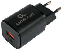CABLEXPERT (21078) MP3APC43 QC3.0/PD черный CABLEXPERT (21078) MP3APC43 QC3.0/PD черный