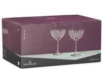 CRYSTALEX CR340101W Набор бокалов для мартини WATERFALL 6шт 340мл