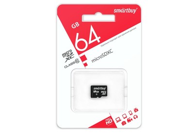 SMARTBUY (SB64GBSDCL1000LE) MicroSDXC 64GB Class10 LE