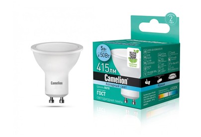 CAMELION (10957) LED5GU10/845/GU10/5Вт