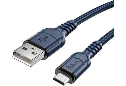 HOCO (6931474794109) X59m USB 2.4A microUSB 2м голубой