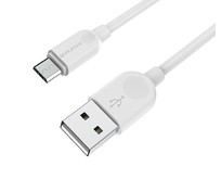 BOROFONE (6957531089988) BX14 USBmicroUSB 2.4A 1м белый BOROFONE (6957531089988) BX14 USBmicroUSB 2.4A 1м белый
