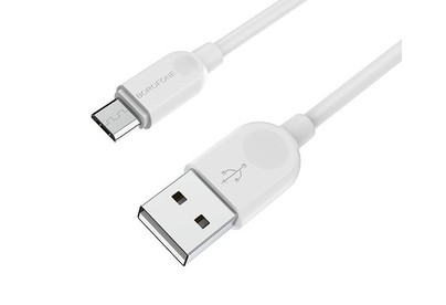 BOROFONE (6957531089988) BX14 USBmicroUSB 2.4A 1м белый