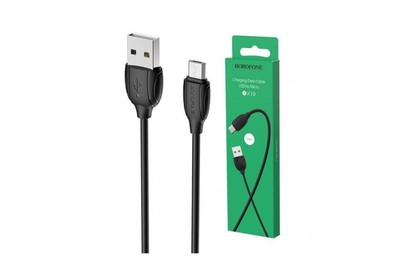 BOROFONE (6931474701770) BX19 USBmicroUSB 2.4A 1м черный