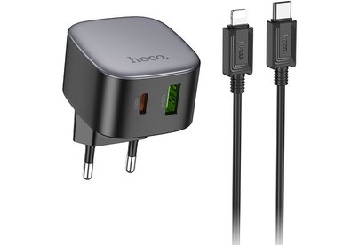 HOCO (6942007617468) CS32Aia 1USB+1USBC 3.0A PD 20W+QC3.0