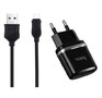 HOCO (6957531064114) C12 2USB 2.4A MICRO USB 1м черный