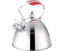 KELLI KL4343 3л металл, ручка красная KELLI KL4343 3л металл, ручка красная