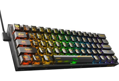 REDRAGON (71737) Fizz RU,RGB,прозрачный черный, механическая