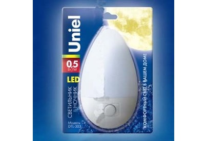 UNIEL (02743) DTL303 ОВАЛ белый