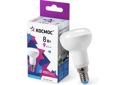 КОСМОС Lksm_LED8wR50E1465 белый