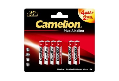 CAMELION (14112) 4+2LR03BP
