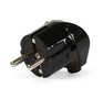 SMARTBUY (SBE16P02b) Вилка угловая с заземлением черная 16А 250В