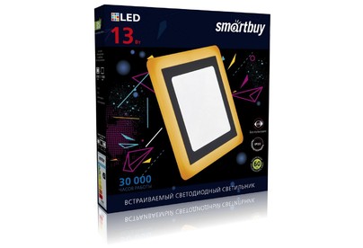 SMARTBUY (SBLSqDLB1365KO) 13w/6500K+O