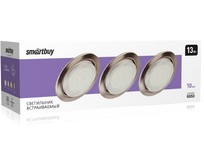 SMARTBUY (SBL051SNCGX53) GX53 сатин никель/10 шт SMARTBUY (SBL051SNCGX53) GX53 сатин никель/10 шт