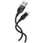 SMARTBUY (iK512S72b) S72 Lightning черный, 2.4 А,сил., 1 м
