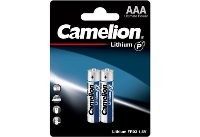 CAMELION (15240) Lithium BL2 FR03 (FR03BP2, батарейка,1.5В)