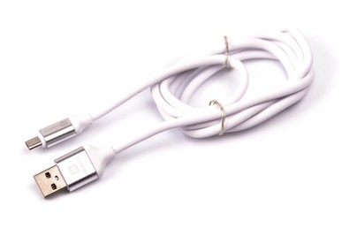 HARPER SCH330 WHITE (MICROUSB, 1м, оплетка силикон)