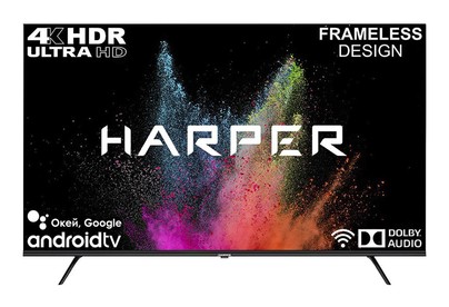 HARPER 55U770TS UHD 4K SMART TV Google безрамочный
