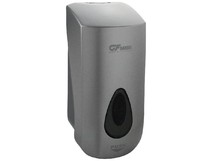 GFMARK 620 Дозатор жидкого МЫЛА, универсальный, пластиковый, СЕРЫЙ, большой, с глазкомкапля, 1000 м