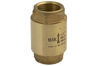 МАК 25312 Обратный клапан 1/2 полностью латунный
