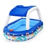 BESTWAY Бассейн надувной с навесом от солнца 54370 SEA CAPTAIN FAMILY POOL (8943)