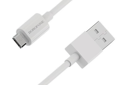 BOROFONE (6931474703293) BX22 USBmicroUSB 2A 1м белый