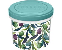 HOMVER Asti Delicate с завинчивающейся крышкой 0,7л с декором (зеленый) 221158818/05 HOMVER Asti Delicate с завинчивающейся крышкой 0,7л с декором (зеленый) 221158818/05