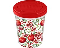 HOMVER Asti Scarlet с завинчивающейся крышкой 1л с декором (красный) 221154806/03 HOMVER Asti Scarlet с завинчивающейся крышкой 1л с декором (красный) 221154806/03