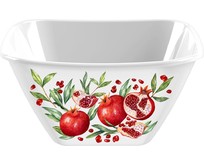 HOMVER Bergamo Scarlet квадратная 2л с декором (белый) 221154929/01 HOMVER Bergamo Scarlet квадратная 2л с декором (белый) 221154929/01