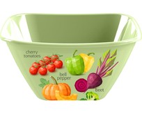 HOMVER Bergamo Greenery квадратная 2л с декором (салатовый) 221134520/04 HOMVER Bergamo Greenery квадратная 2л с декором (салатовый) 221134520/04